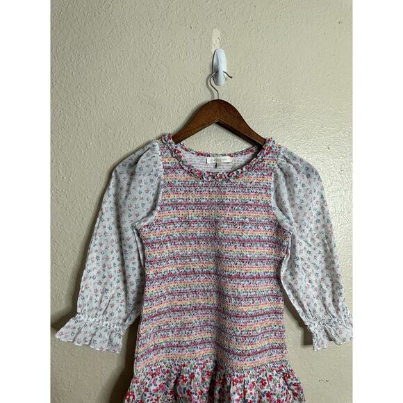 LoveShackFancy Ensley Dress Smocked Girls 8-9 Yrs - Picture 8 of 9